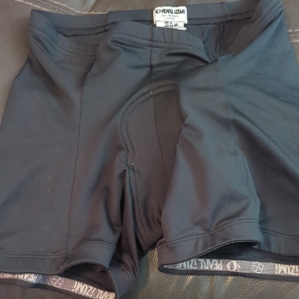 Pearl Izumi Black Padded Cycling Liner Shorts Large